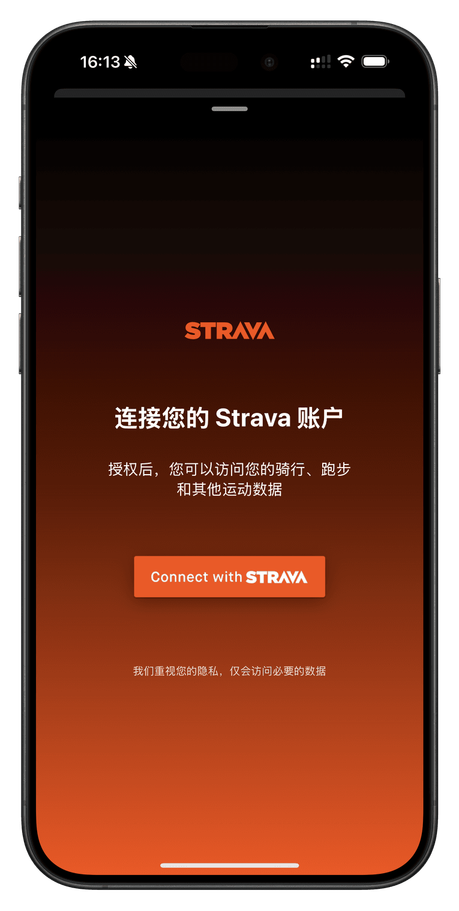 Strava Authorization Page